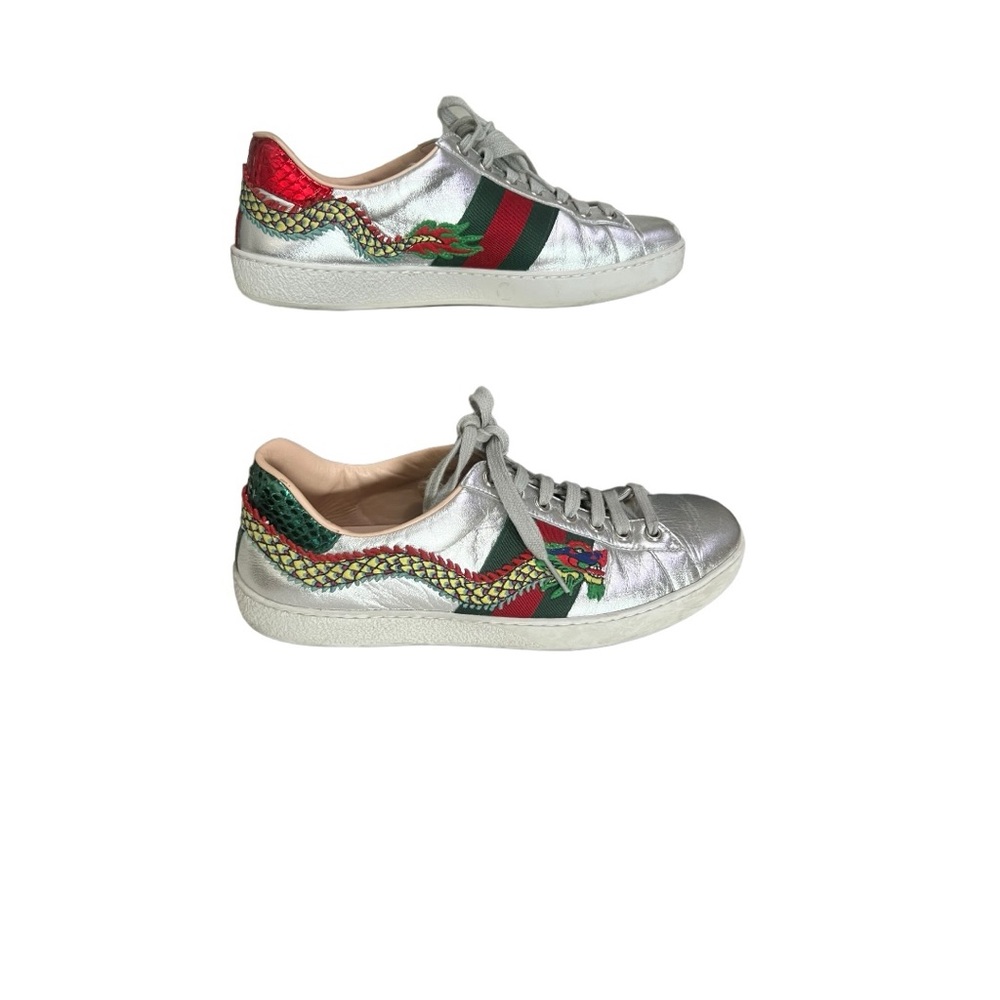 • Authenticity Guarantee
Gucci Ace Embroidered Men's Sneaker Silver Dragon shoes - Picture 9 of 16